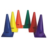 Spectrum™ Cones, 15, Assorted Colors, 6/Pk