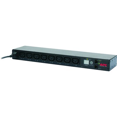 Schneider Electric 208/230V Switched Power Distribution Unit, 8-Outlet, 1U Rack Mount (AP7920B)