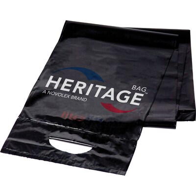 Heritage Litelift 32 Gallon Trash Bags, Low Density, 0.9 Mil, Black, 100 CT, 5 Rolls of 20 Bags per Roll (H6647TKLL1)