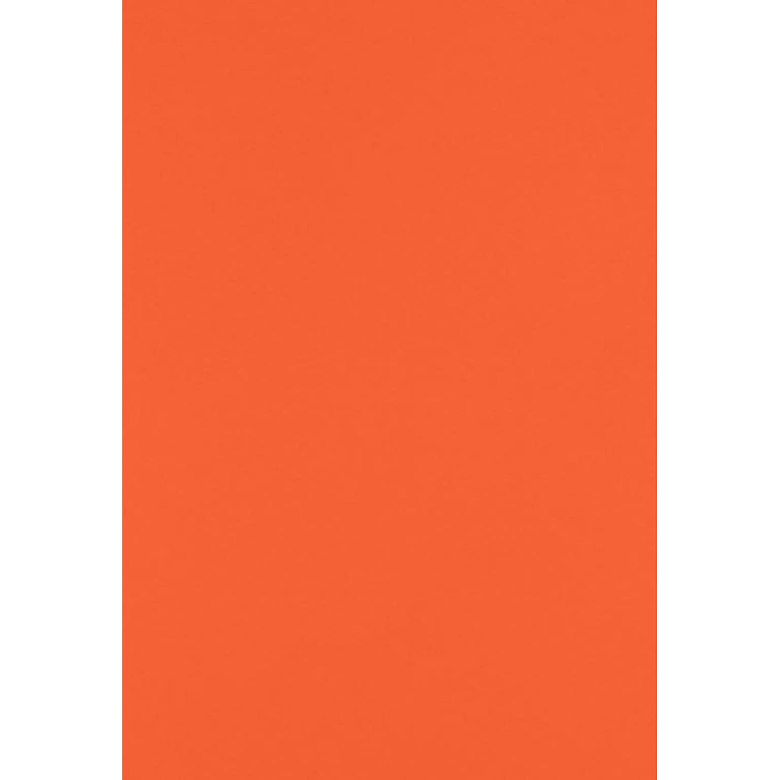 LUX Cardstock, 13 x 19, Tangerine Orange, 500 Sheets/Pack (1319-C-112-500)