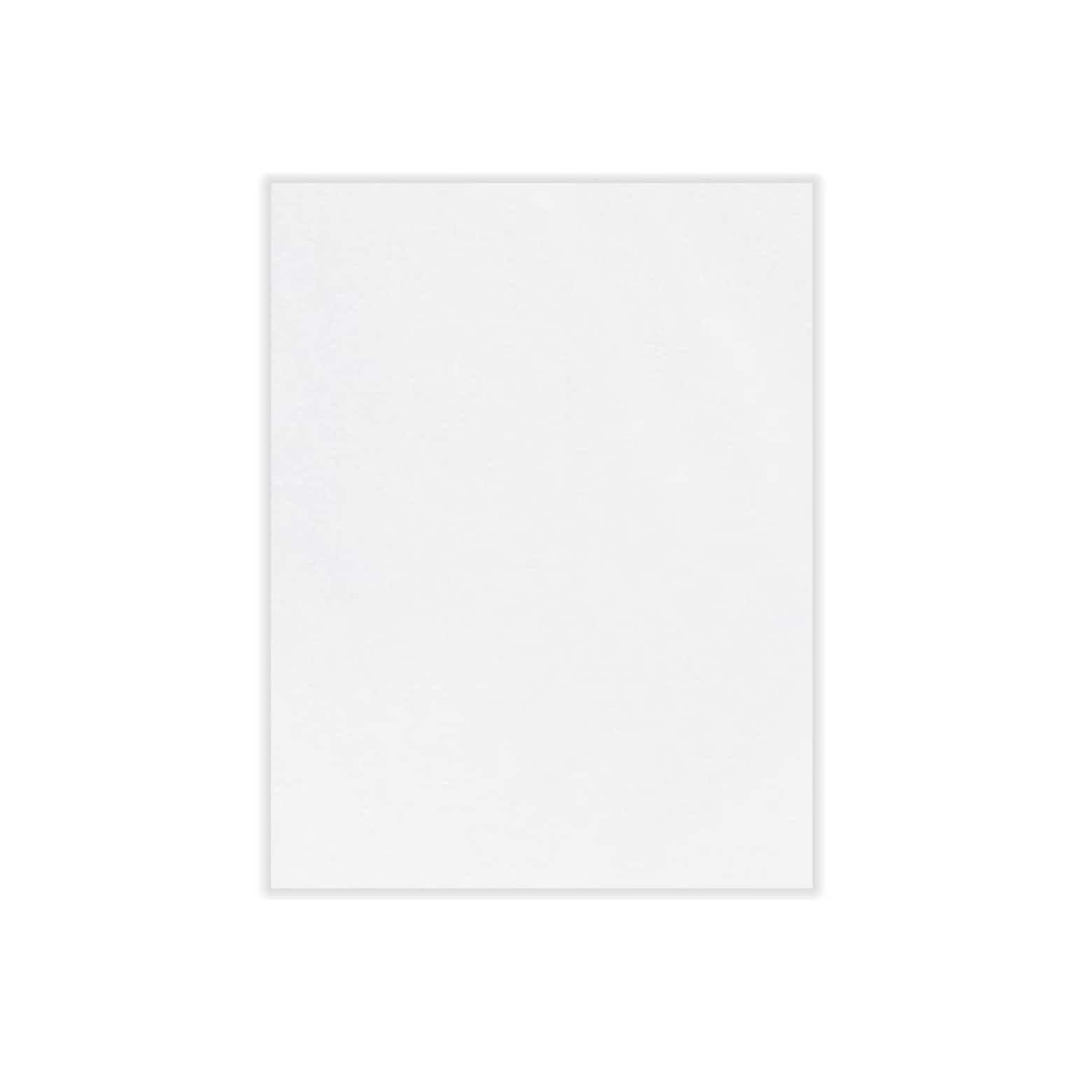 LUX Cardstock, 8.5 x 11, Bright White, 50 Sheets/Pack (81211-C-SW-50)