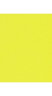 LUX 65 lb. Cardstock Paper, 8.5 x 11, Citrus Yellow, 500 Sheets/Pack (81211-C-L20-500)