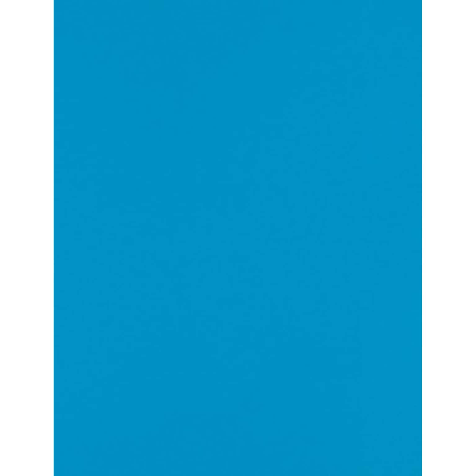 LUX 65 lb. Cardstock Paper, 8.5 x 11, Pool Blue, 500 Sheets/Pack (81211-C-198-500)