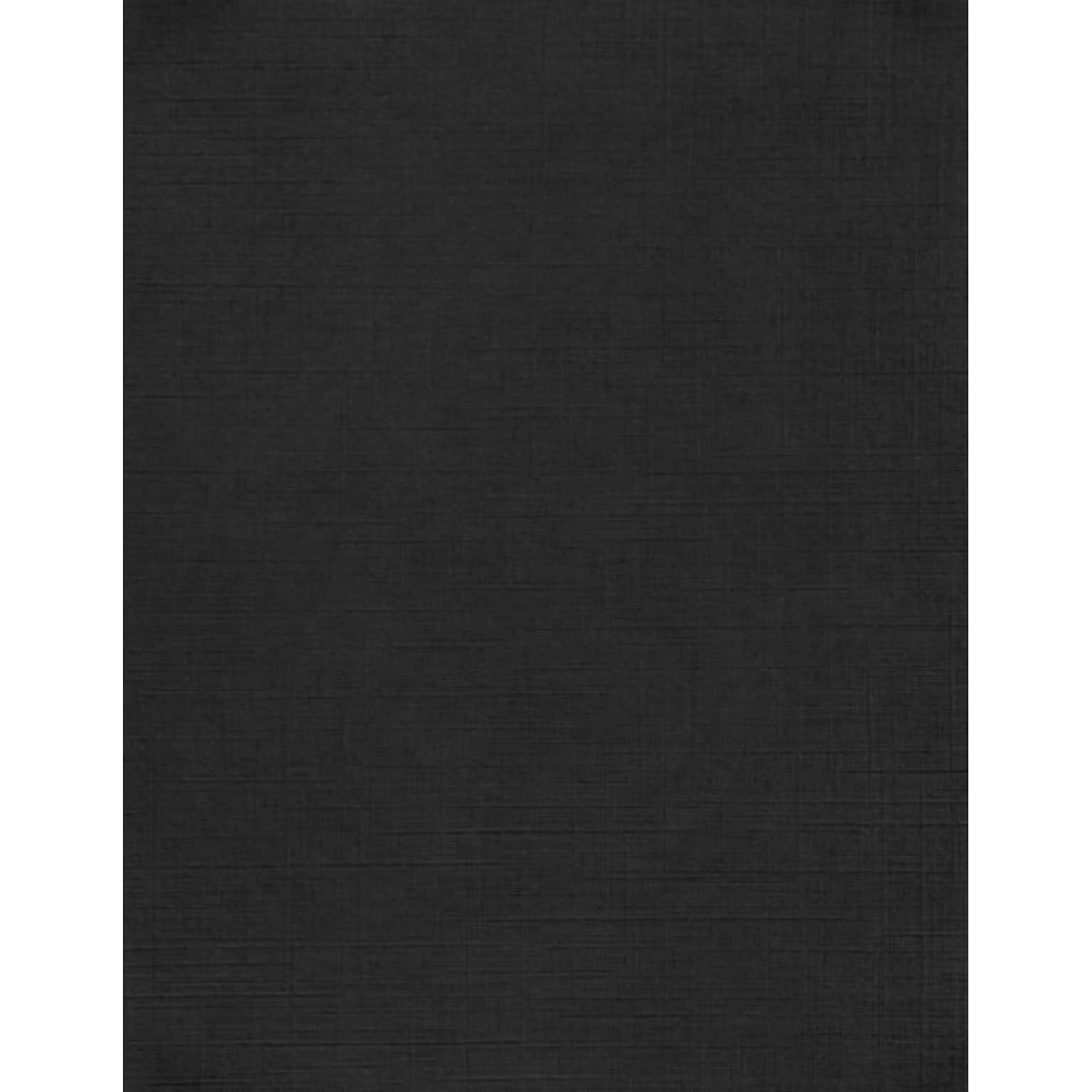 LUX 8.5 x 11 Color Copy Paper, 32 lbs., Black Linen, 250 Sheets/Ream (81211-P-BLI-250)