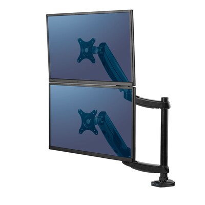 Fellowes Platinum Series Adjustable Monitor Arm, Up to 27", Black (8043401)