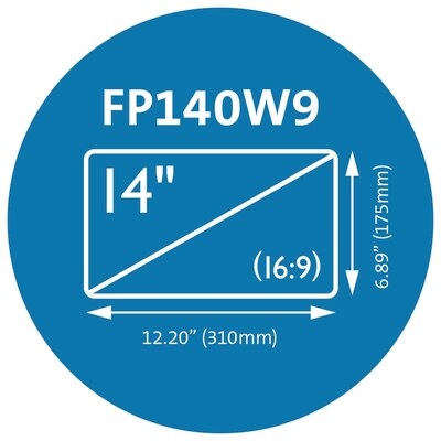 Kensington® FP140W9 Privacy Screen for 14" Laptops (16:9)