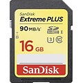 SanDisk® Extreme Plus SDSDXSF-016G-ANCIN 16GB SDHC Memory Card