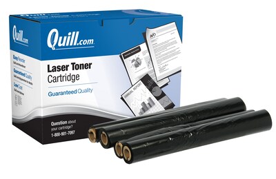 Quill Brand Thermal Transfer Fax Ribbon Refills for Sharp UX3CR; 2 per Box, Black (100% Satisfaction Guarantee)
