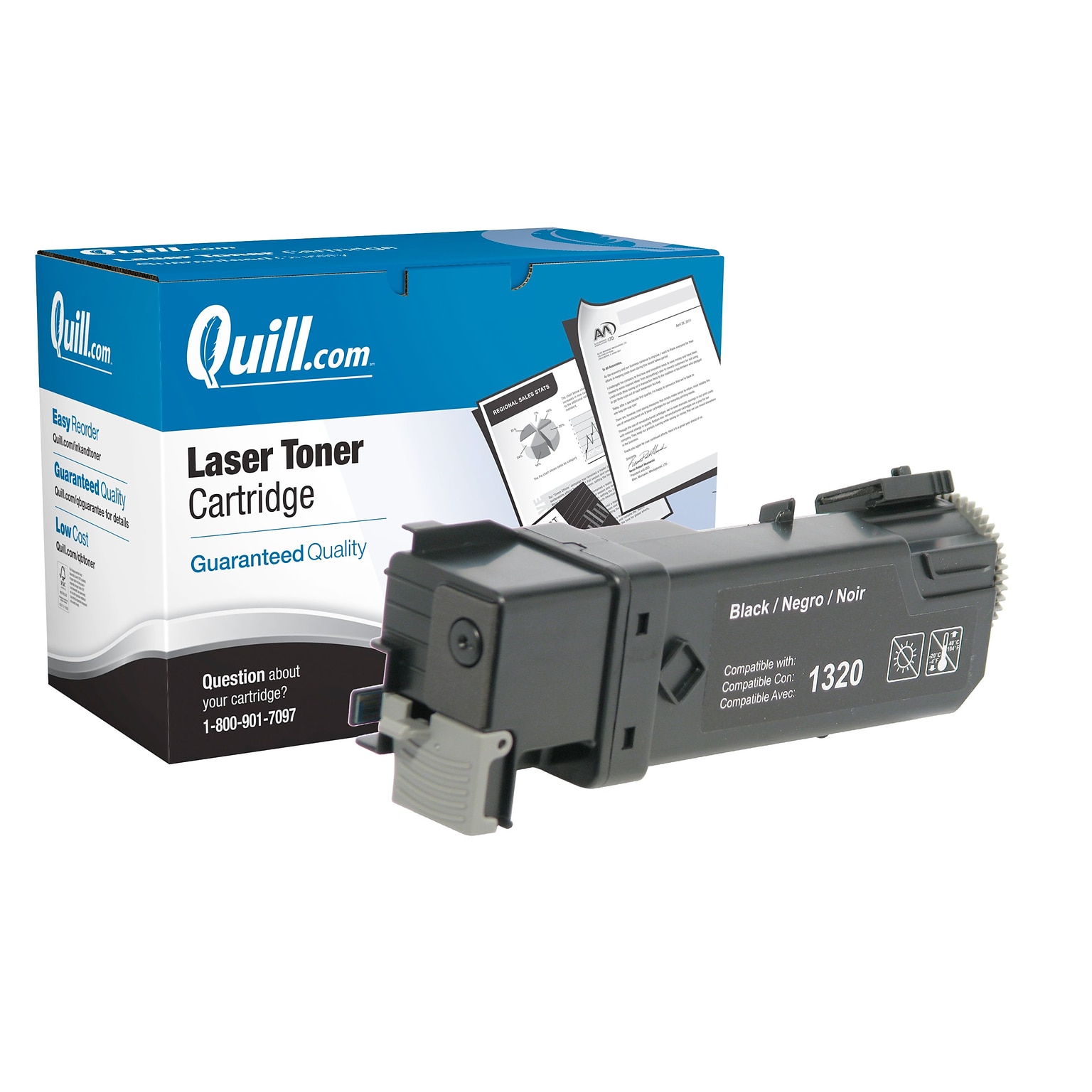 Quill Brandr Compatible Toner for Dell 310-9058 High Yield Black (100% Satisfaction Guaranteed)