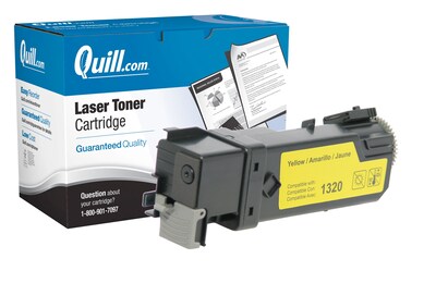 Quill Brand Remanufactured Laser Toner Cartridge for Dell™ 1320C High Yield Yellow (100% Satisfactio