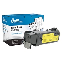 Quill Brand® Compatible Yellow High Yield Toner Cartridge Replacement for Dell 1320C (KU054) (Lifeti