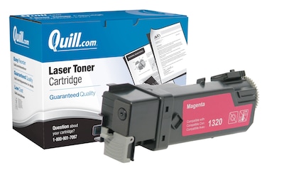 Quill Brand Remanufactured Laser Toner Cartridge for Dell™ 1320c High Yield Magenta (100% Satisfacti