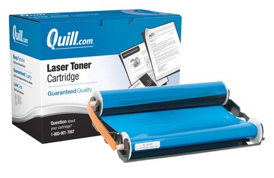 Quill Brand® Brother PC301 Compatible Black Thermal Transfer Ribbon Fax Cartridge (Lifetime Warranty)