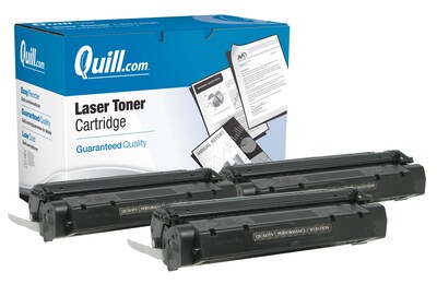 Quill Brand Remanufactured HP 15A (C7115A) Black Laser Toner Cartridges Triple Pack (100% Satisfaction Guaranteed)