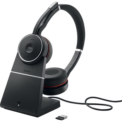 jabra Evolve 75+ USB-A Noise Canceling Stereo Computer Headset (7599-838-199)