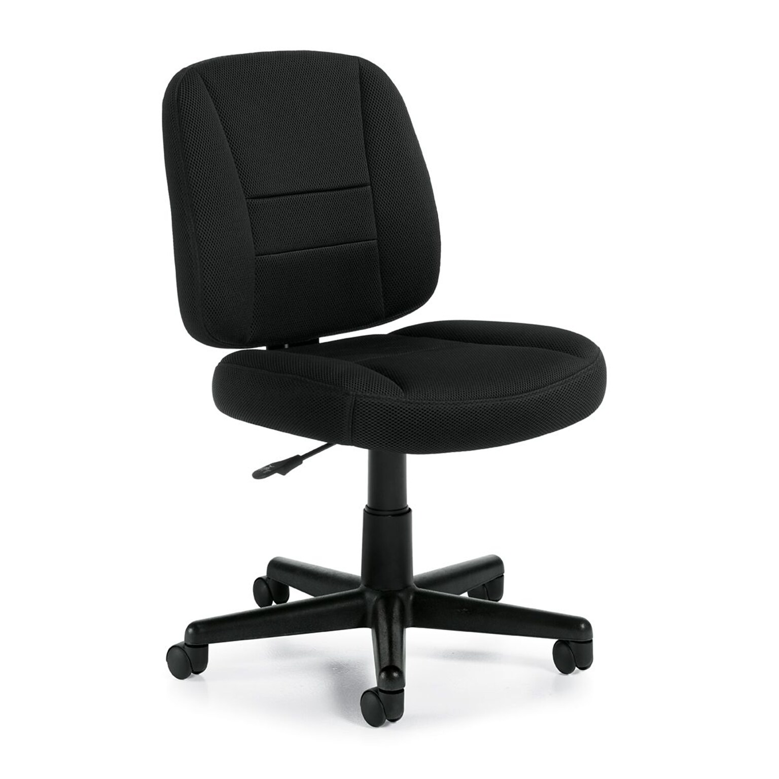 Offices To Go Armless Air Mesh Task Chair, Black (OTG11343B)