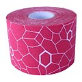 Thera-Band® Kinesiology Tape; Bulk Continuous Roll, Large Dispenser Box, 2 x 16.4 ft, Pink