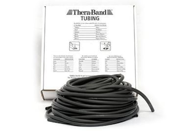 Thera-Band® Resistance Tubing; Black/ Special Heavy, 100 ft Dispenser Box