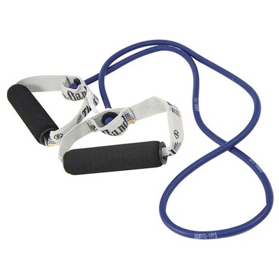 Thera-Band® Resistance Tubing with Soft Grip Handles, Blue/ X-Heavy, 48