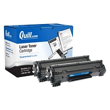 Quill Brand® Remanufactured Black Standard Yield Toner Cartridge Replacement for HP 78A (CE278A), 2/