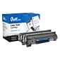Quill Brand® HP 83 Remanufactured Black Toner Cartridge, Standard Yield, 2/Pack (CF283A) (Lifetime Warranty)