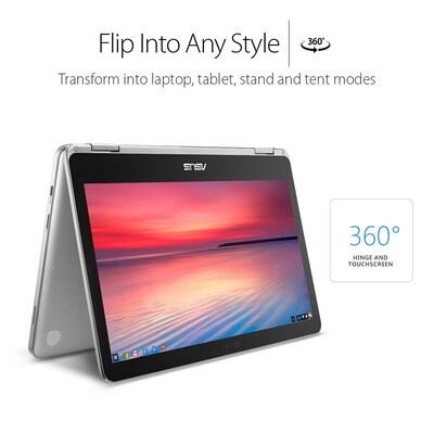 ASUS Chromebook Flip C302CA-DHM4 12.5-Inch Touchscreen Intel Core m3 64GB storage, 4GB RAM