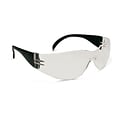 Bouton® Z12 Glasses, Clear Anti-Scratch Lens, Black Temples, Relaxed Bridge, Flexible Temples, Anti-