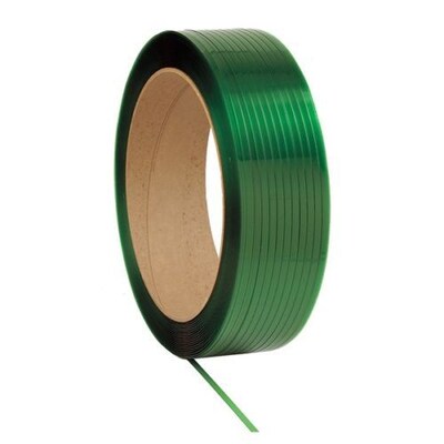 Strapping Tape, Polyester, Waxed, 6500 ft. L