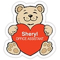 Medical Arts Press® Designer Name Badges; Die-Cut, Teddy Bear