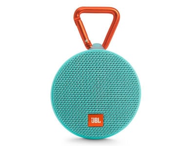 JBL Clip 2 Bluetooth Speakers, Teal (JBLCLIP2TELAM)