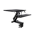 OFM Height Adjustable Sit-to-Stand Small Workstation, Black (5200S-BLK)