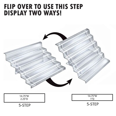 Azar Displays Acrylic Counter Step Display (326037)