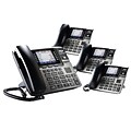 RCA Unison STP-RCAU1B3DOHS 4 Desk Phone Small Office Bundle, Black