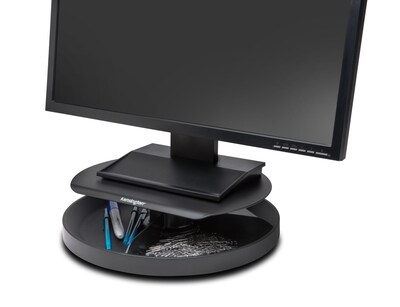 Kensington SmartFit Spin2 Adjustable Monitor Stand, Black (52787)