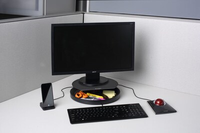 Kensington SmartFit Spin2 Adjustable Monitor Stand, Black (52787)