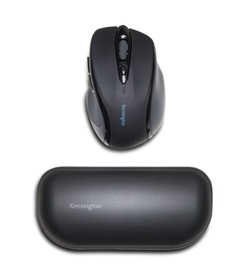 Kensington ErgoSoft Gel Non-Skid Wrist Rest, Black (K52802WW)
