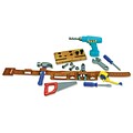 Pretend & Play Work Belt Tools, 12 x 14 x 3-1/2 carrying case, Set of 20
