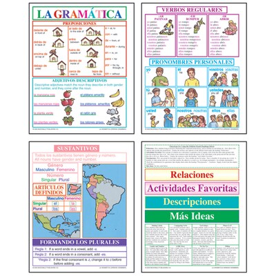La Gramatica (Spanish Grammar) Bulletin Board Pack