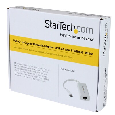StarTech USB Gigabit Ethernet Adapter (US1GC30W)