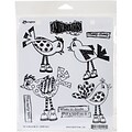 Dyan Reaveleys Dylusions Cling Stamp Collections 8.5X7-Put A Bird On It
