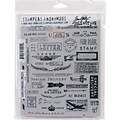 Tim Holtz Cling Stamps 7X8.5-Correspondence