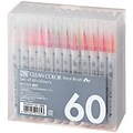Zig Clean Color Real Brush Markers 60/Pkg-