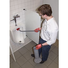 Unger Ergo Toilet Bowl Brush Holder, Gray (BBWHR)