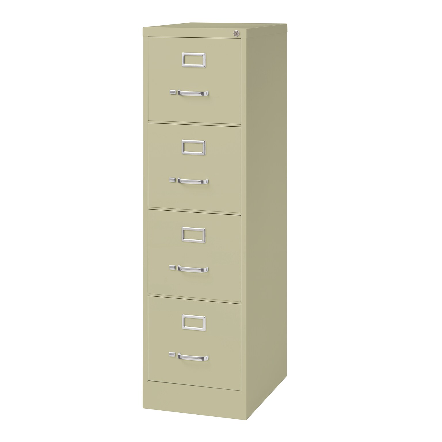 4-Drawer Vertical File Cabinet, Letter-Size, Putty, 22 Deep (17891)