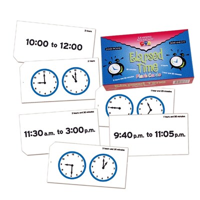 Elapsed Time Flash Cards