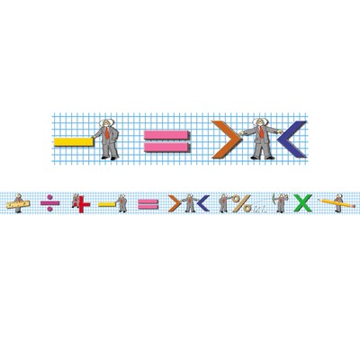 Mathematics Brainy Border