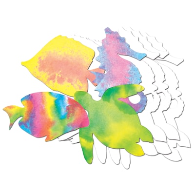 Roylco Color Diffusing Paper Sealife, 7 x 10, 48 Sheets (R-2446)