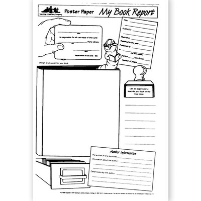 My Book Report Poster Paper
