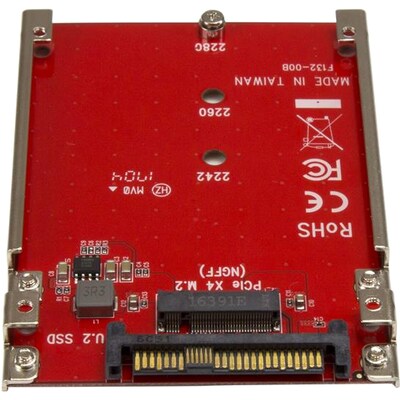 M.2 to U.2 Adapter, M.2 Drive to U.2 (SFF-8639) Host Adapter for M.2 PCIe NVMe SSDs, M.2 Drive Adapter, M.2 PCIe SSD Adapter