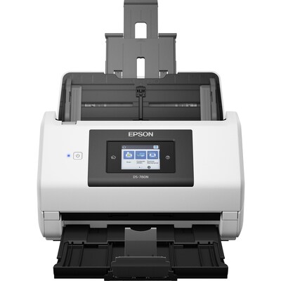 Epson WorkForce DS-780N Sheetfed Desktop Scanner, Black/White (B11B227201)